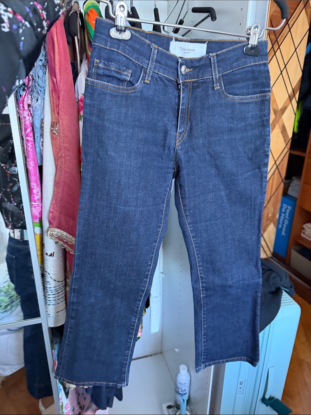Talbots Indigo Cropped Straight-Leg Jeans